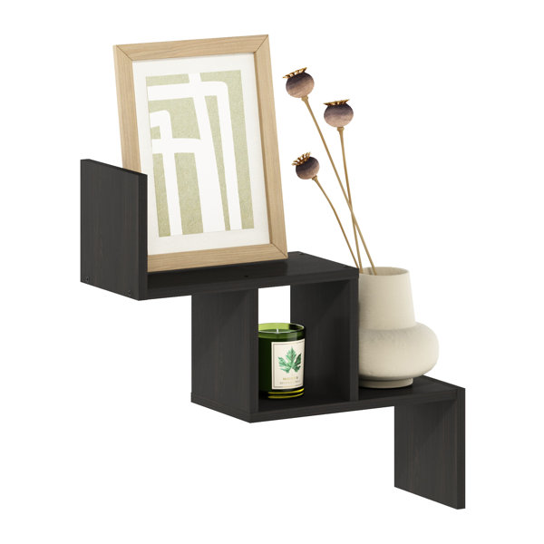 Ebern Designs Authement 3 Piece Floating Shelf Wayfair
